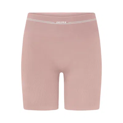 Skims Nike Ribbed Seamless In Himalayan/ecru
