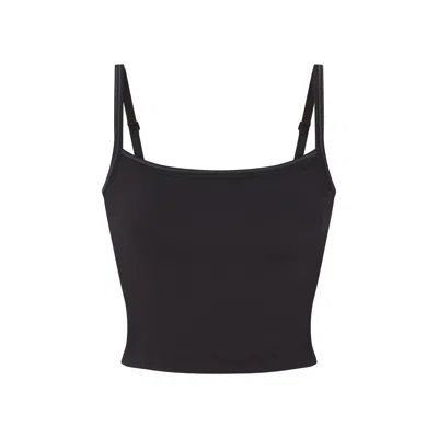Skims Nike Ribbed Seamless In Obsidian/armor