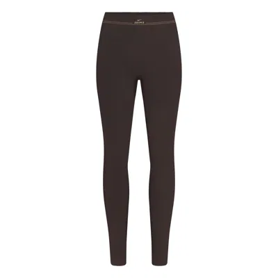 Skims Nike Ribbed Seamless In Brown