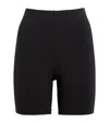 Skims Womens  Sculpt Fitted Stretch-woven Shorts In Black
