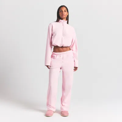 Skims Outdoor Fleece In Pink