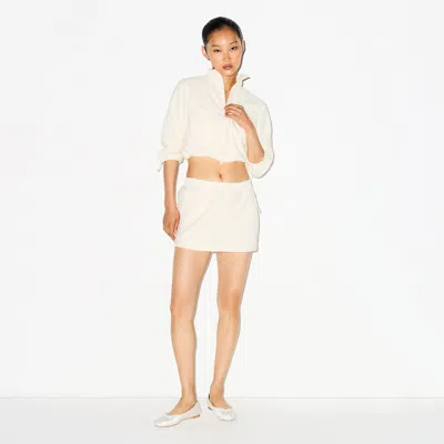 Skims Outdoor Fleece In White