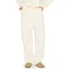 Skims Outdoor Fleece Straight Leg Pants In White