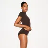 Skims Period Panties In Brown