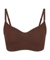 Skims Seamless Sculpt Sculpting Bra In Brown