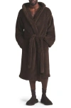 Skims Plush Hotel Robe In Brown