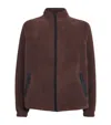 Skims Polar Fleece Jacket In Brown