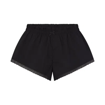 Skims Poplin Apparel In Black