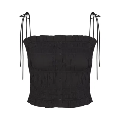 Skims Poplin Apparel In Black