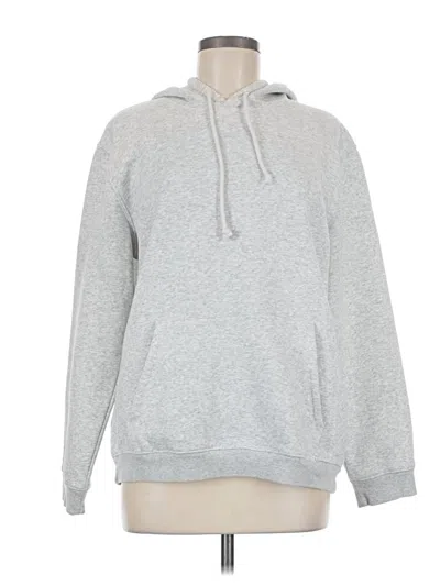 Pre-owned Skims Pullover Hoodie In Silver