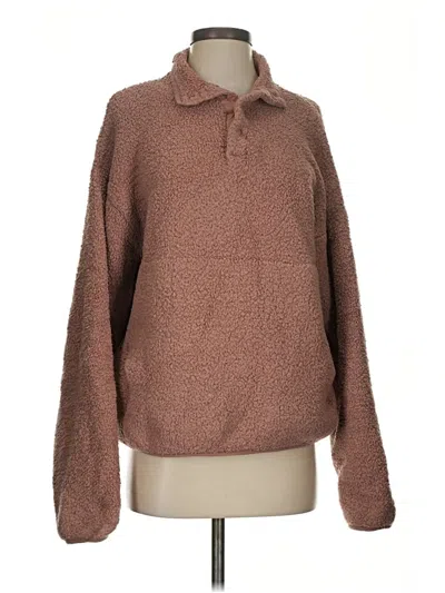 Pre-owned Skims Pullover Sweater In Brown