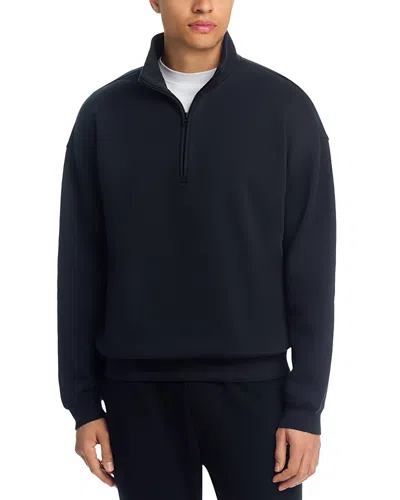 Skims Quarter Zip Sweatshirt In Blue