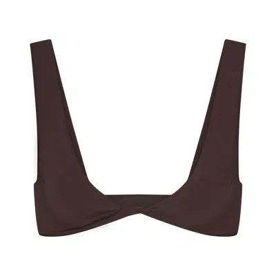 Skims Raw Edge In Brown