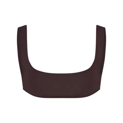 Skims Raw Edge In Brown