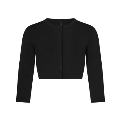 Skims Refined Knit In Black