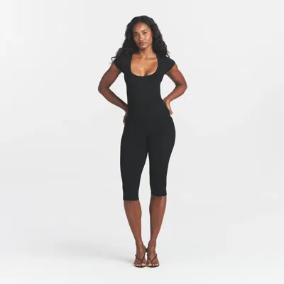 Skims Refined Knit In Black