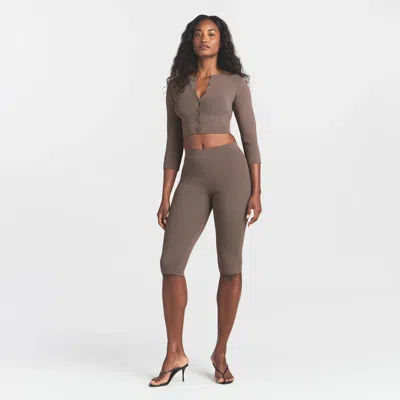 Skims Refined Knit In Brown