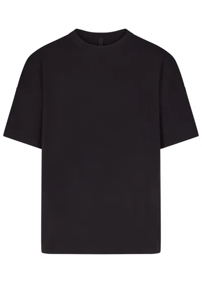 Skims Relaxed Cotton T-shirt In Black