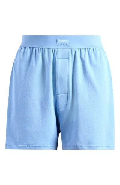 Skims Relaxed Fit Boyfriend Boxer In Marina