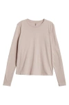 Skims Relaxed Long Sleeve T-shirt In Fawn