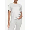 Skims Relaxed T-shirt In Light Heather Grey