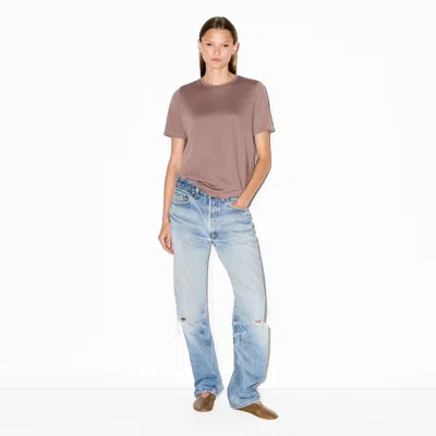 Skims Relaxed Tees In Brown