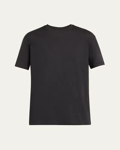 Skims Relaxed Tees Oversized Long T-shirt In Onyx