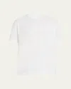 Skims Relaxed Tees Oversized Long T-shirt In Snow