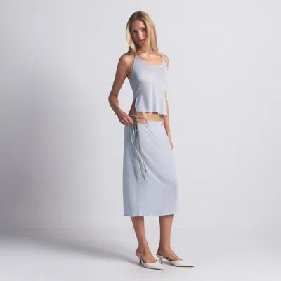 Skims Rhinestone Knit In Animal Print