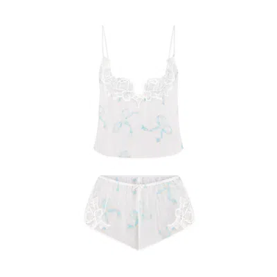 Skims Romance In Ivory Pearl Bows Print