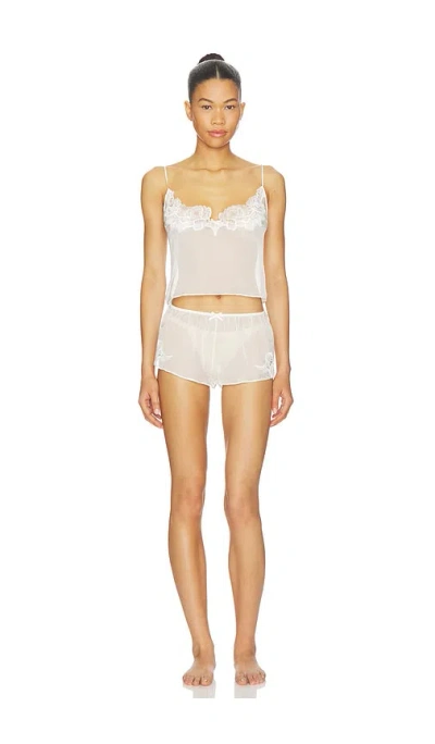 Skims Romance Lace Cami And Short Set In White