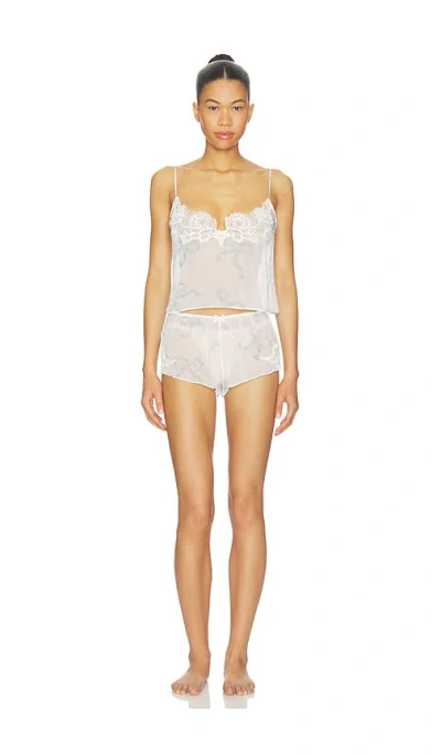 Skims Romance Lace Cami And Short Set In White