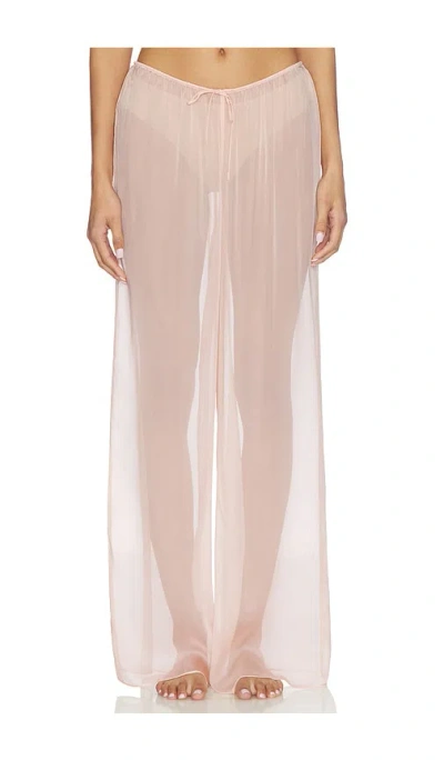 Skims Romance Wide Leg Pants In Pink