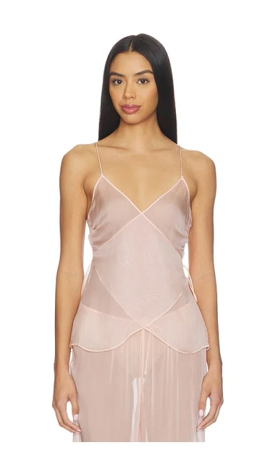 Skims Romance Wrap Cami Top In Pink