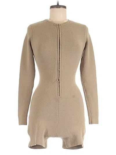 Pre-owned Skims Romper In Brown