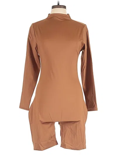 Skims Romper In Brown