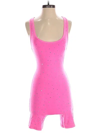 Pre-owned Skims Romper In Pink