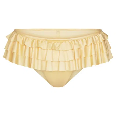 Skims Satin Swim In Brown