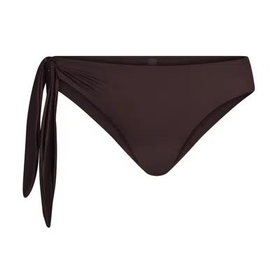 Skims Satin Swim In Brown