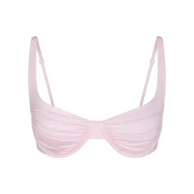 Skims Satin Swim In Pink