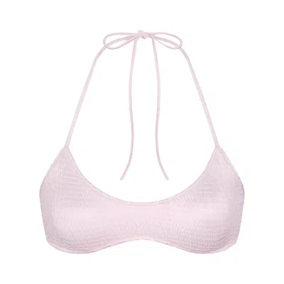 Skims Satin Swim In Pink
