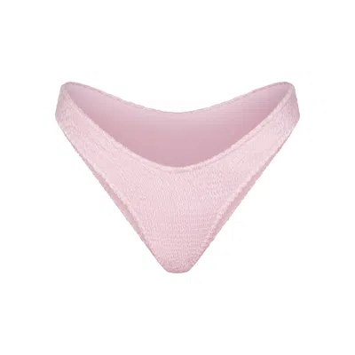 Skims Satin Swim In Pink