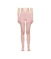 Skims Pink Vintage Shapewear Mid Thigh Shorts In Pink