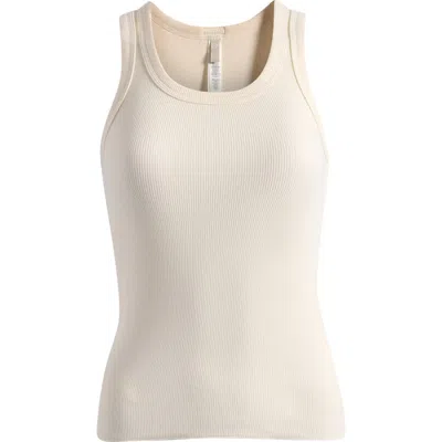 Skims Scoop Cotton Rib Tank In Neutral