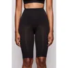Skims Sculpting Above The Knee Shorts In Onyx