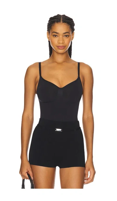 Skims Seamless Sculpt Bodysuit Brief In Black