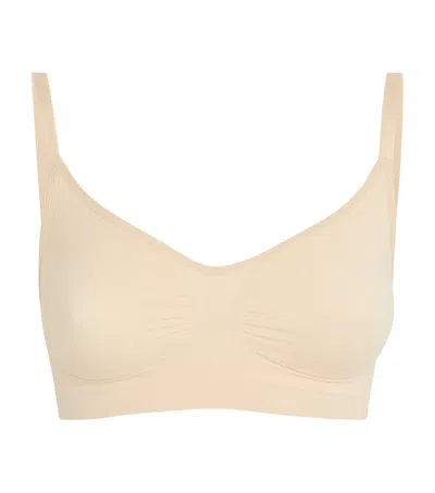 Skims Seamless Sculpt Bralette In Nude