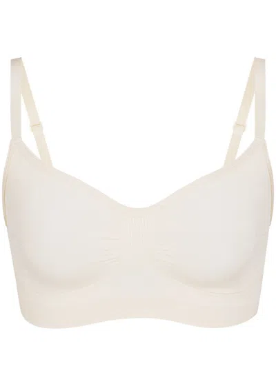 Skims Seamless Sculpt Bralette In White