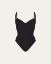 Skims Seamless Sculpting Brief Bodysuit In Onyx In Onyx