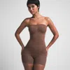 Skims Seamless Sculpt In Brown